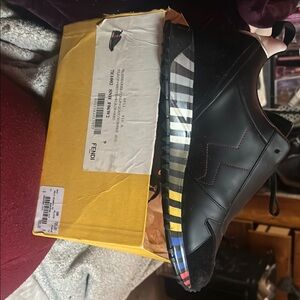 Fendi Black Sneakers Modern Elegance